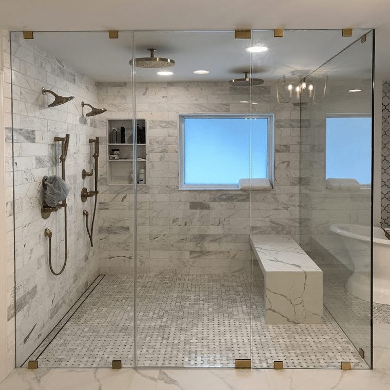 Steam shower enclosure